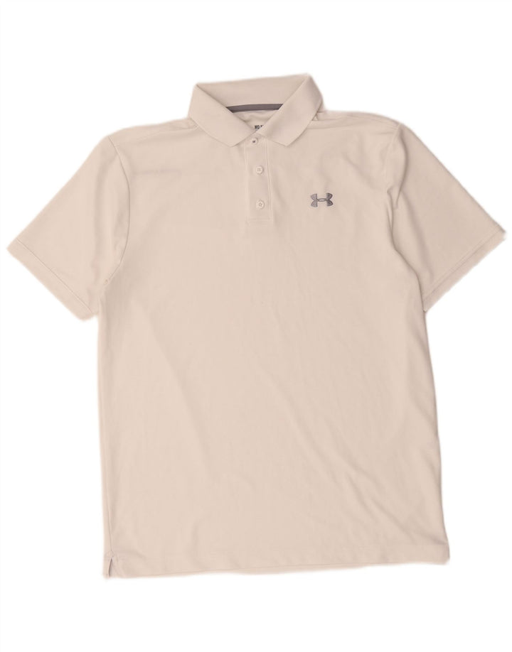 Under Armour Herren Heat Gear Poloshirt Mittelweiß