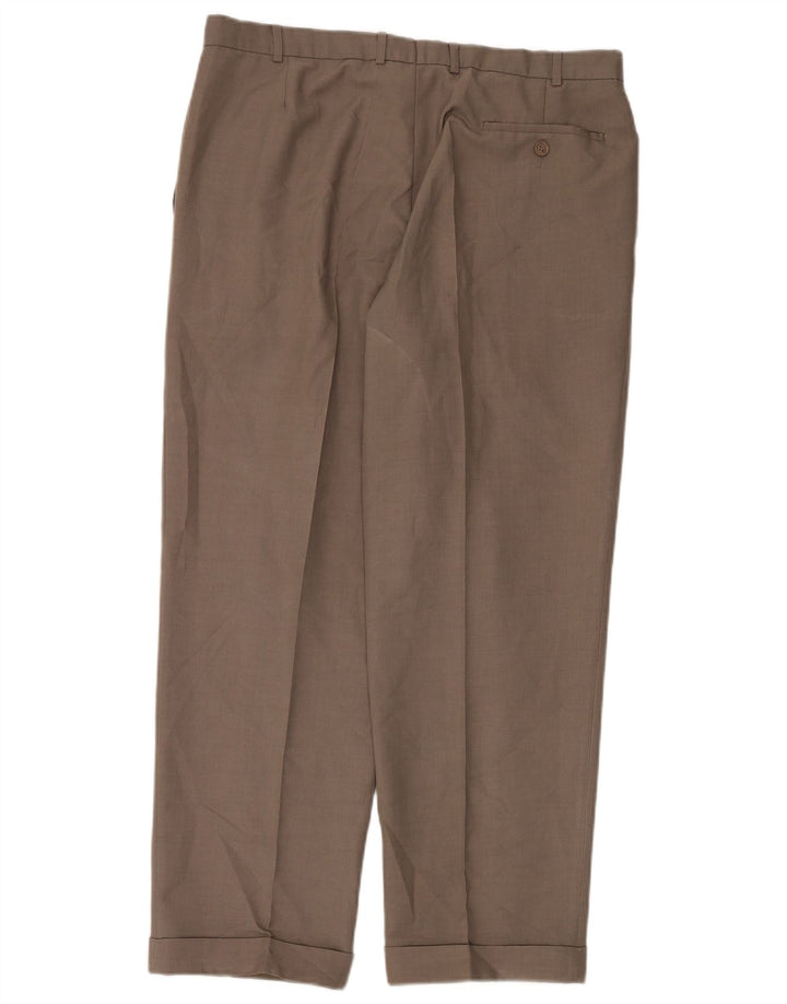 Marks & Spencer Herren St. Michael Pegged Freizeithose W38 L29 Braun