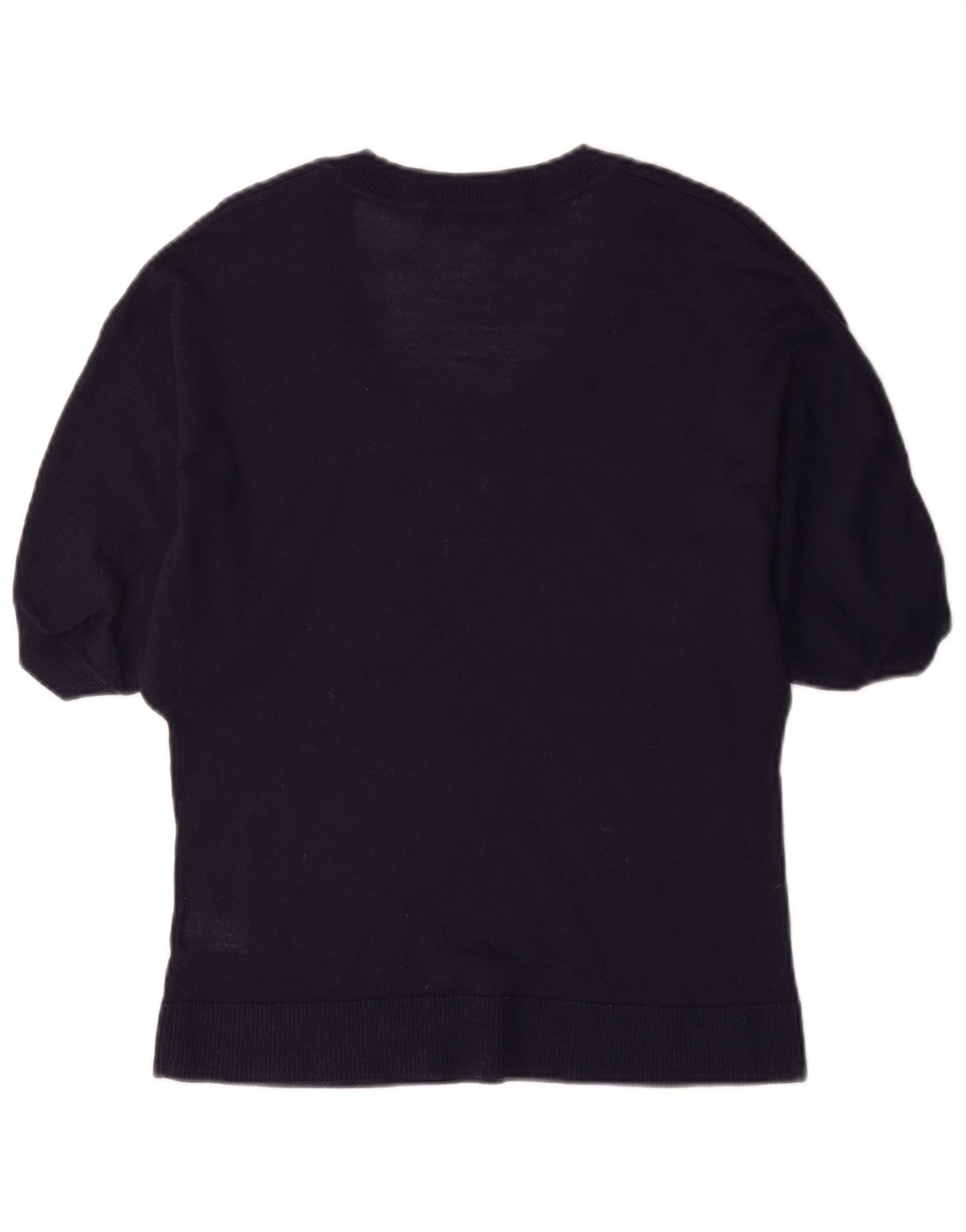 Marks & Spencer Damen-Pullover mit U-Boot-Ausschnitt, Gr. 12, mittleres Marineblau