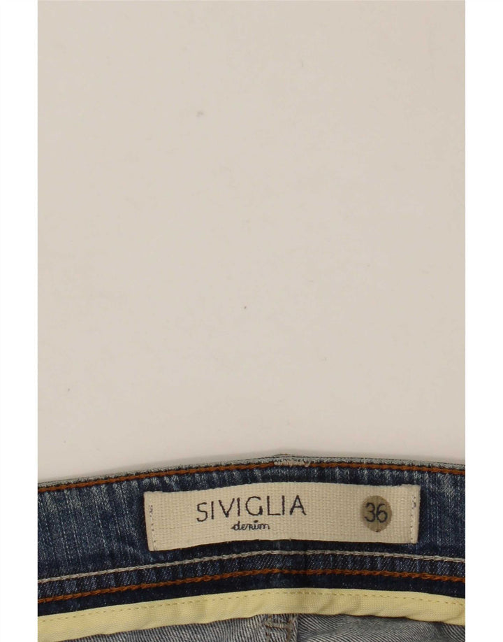 SIVIGLIA Herren Straight Jeans W36 L27 Blau