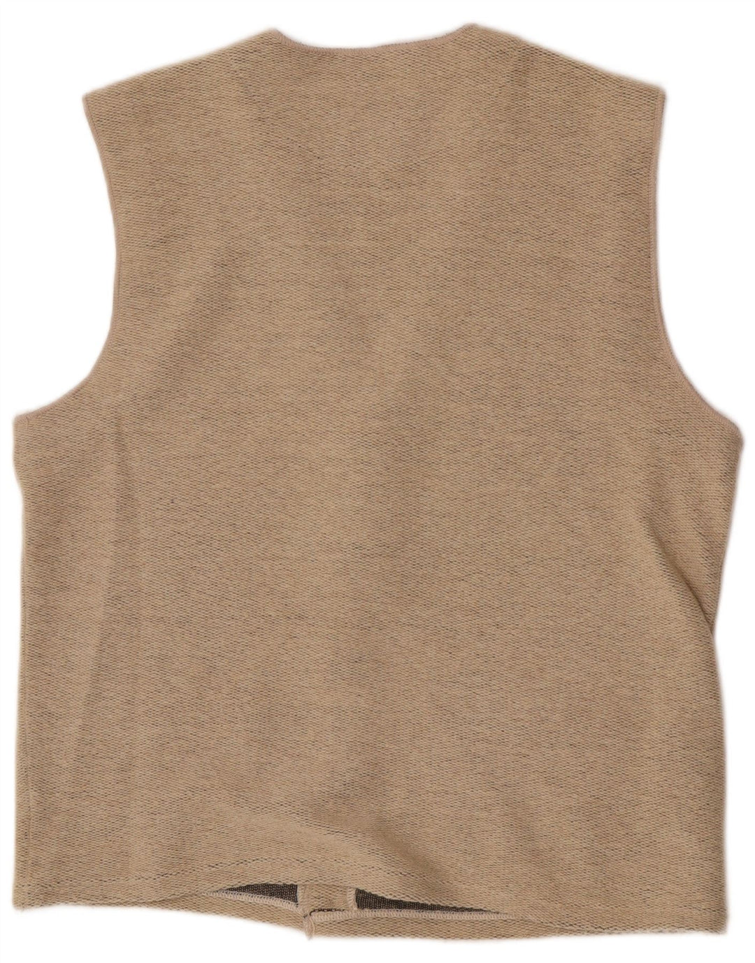 Vintage Herren Weste 2XL Beige Wolle