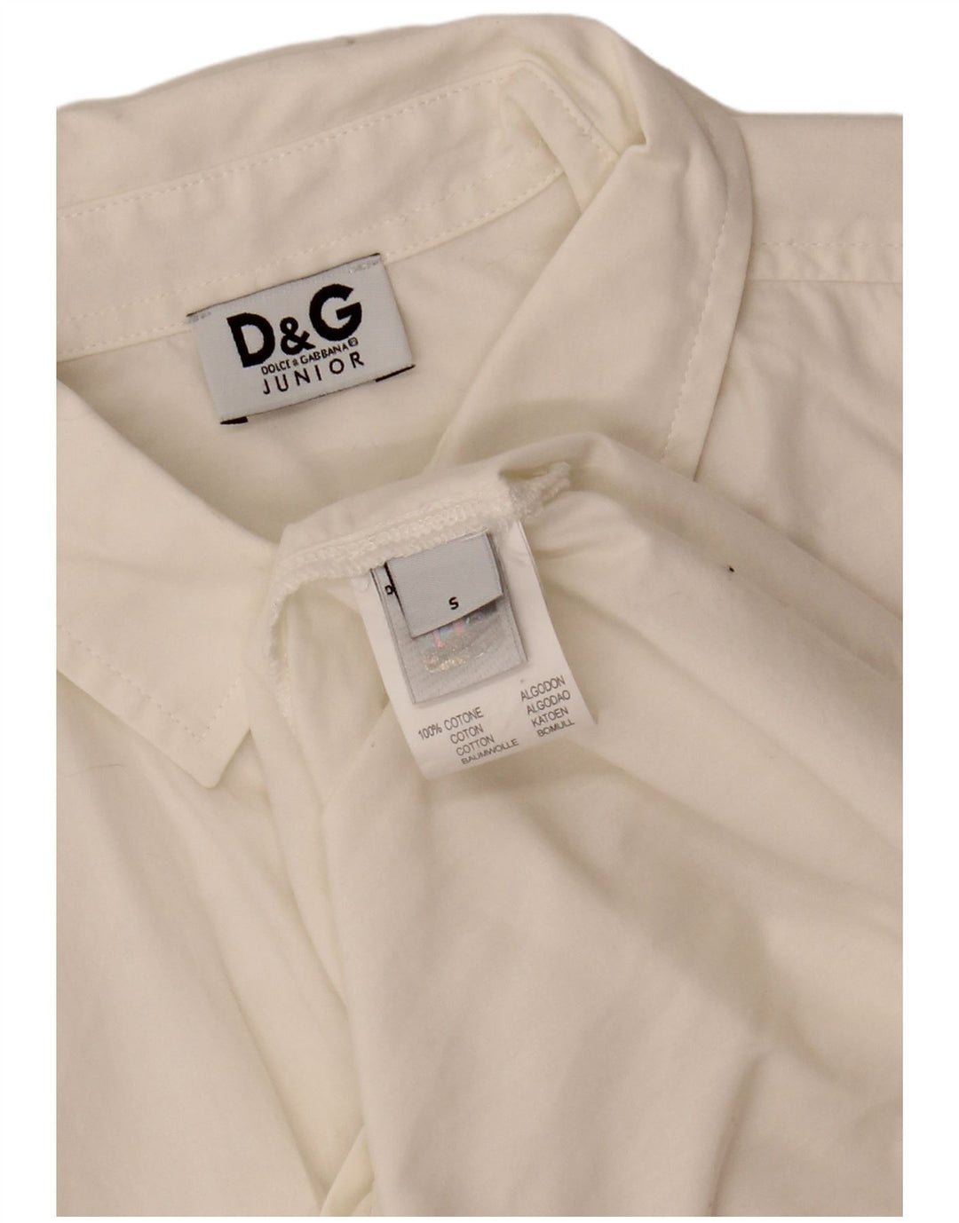 Dolce & Gabbana Jungen 8–9 Jahre, kleine weiße Baumwolle