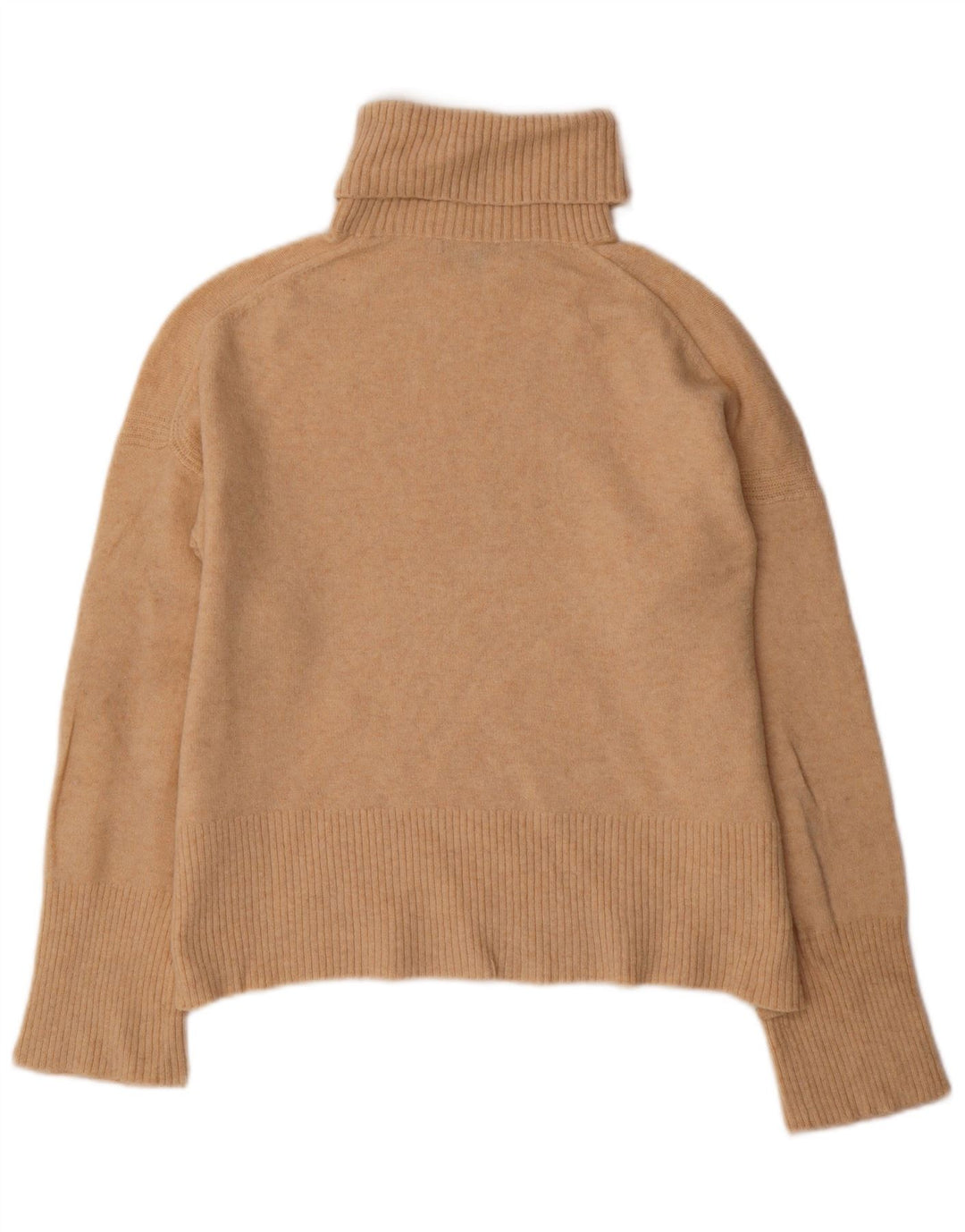 J. CREW Damen-Pullover mit Rollkragen, übergroß, Gr. 10, Beige