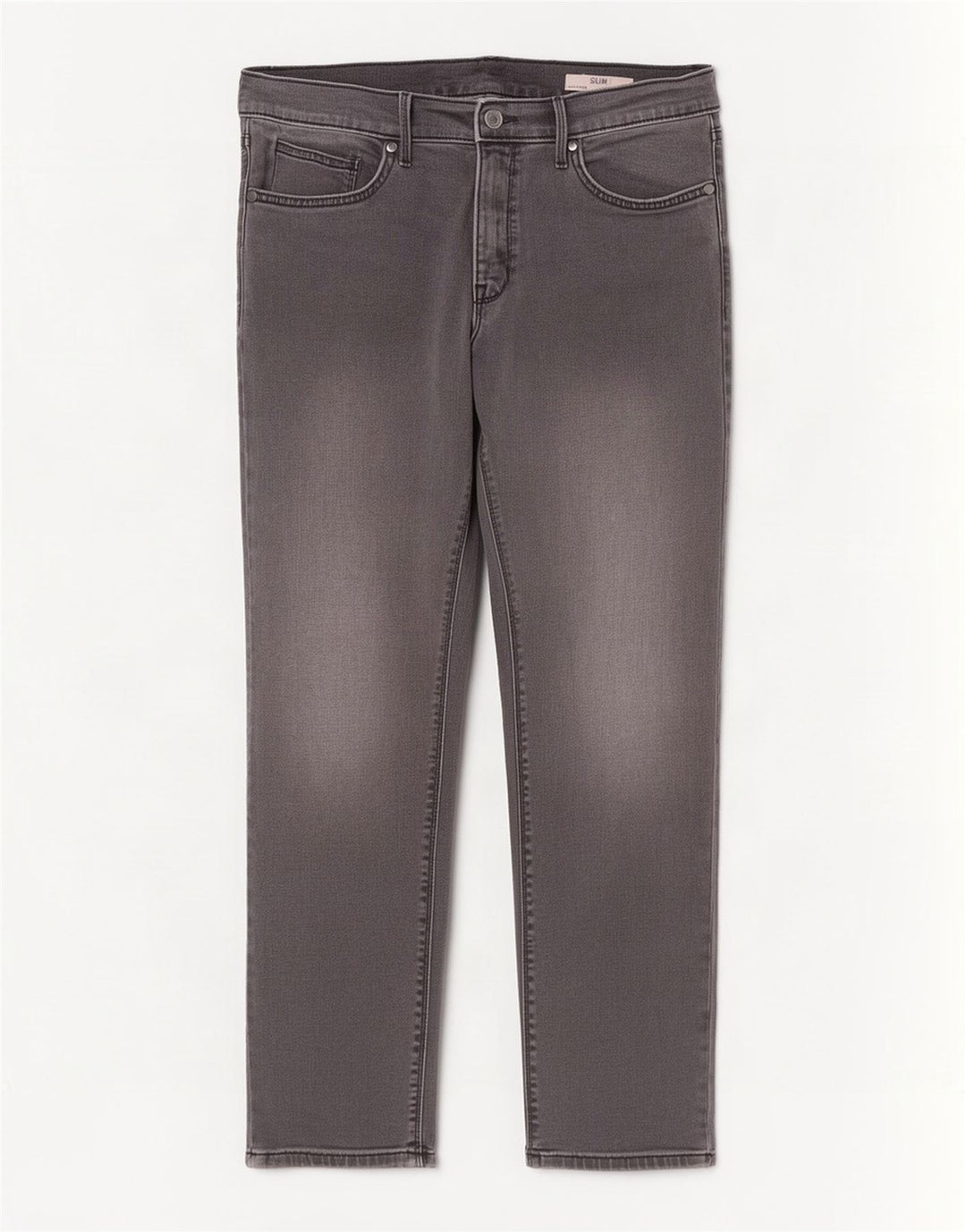 Marks & Spencer Slim-Jeans für Herren, W34, L29, graue Baumwolle