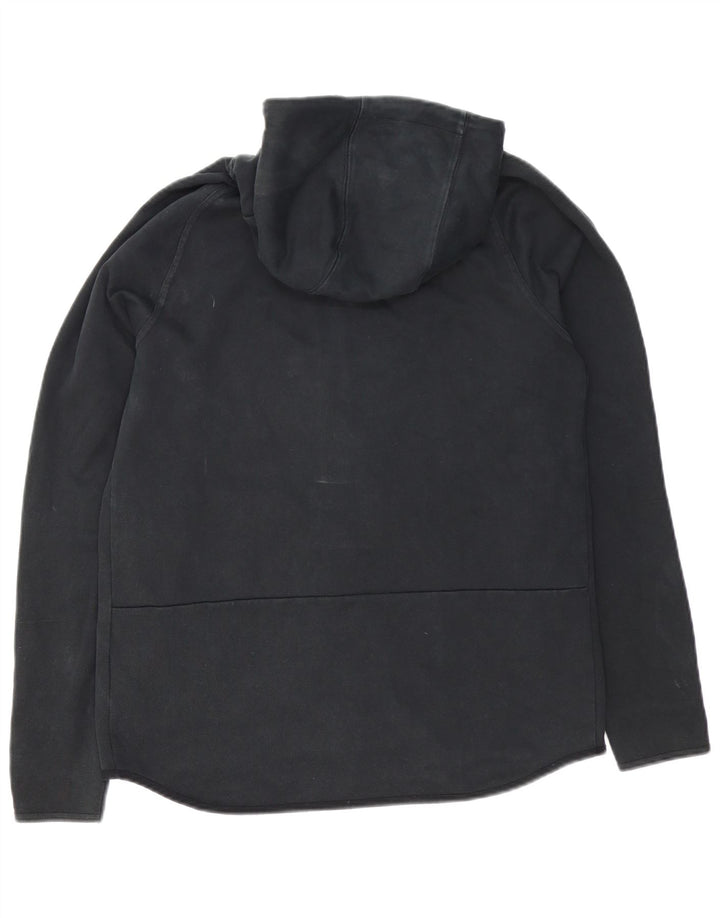 Nike Herren-Kapuzenpullover mit Reißverschluss, mittelschwarz, Baumwolle