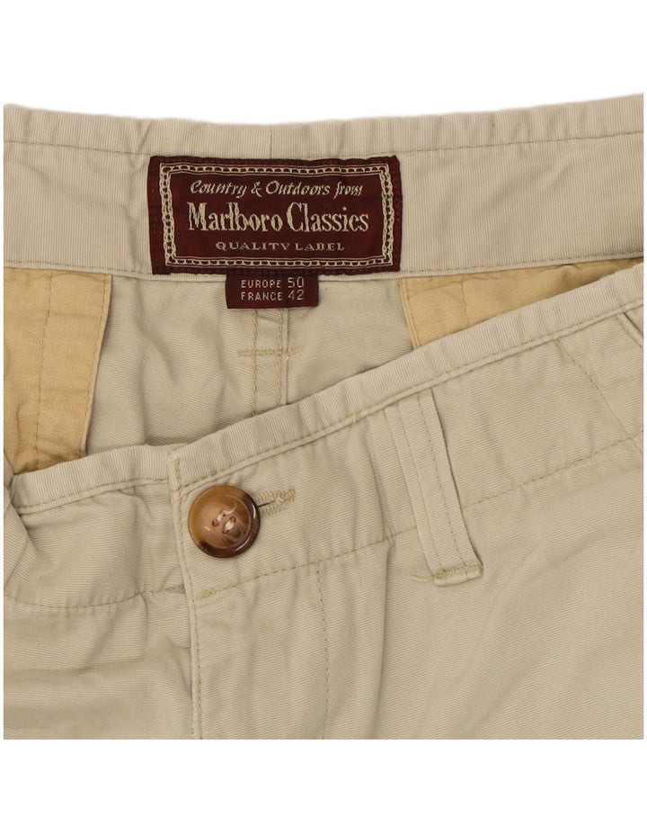 Marlboro Classics Herren Cargoshorts EU 50 Large W34 Beige