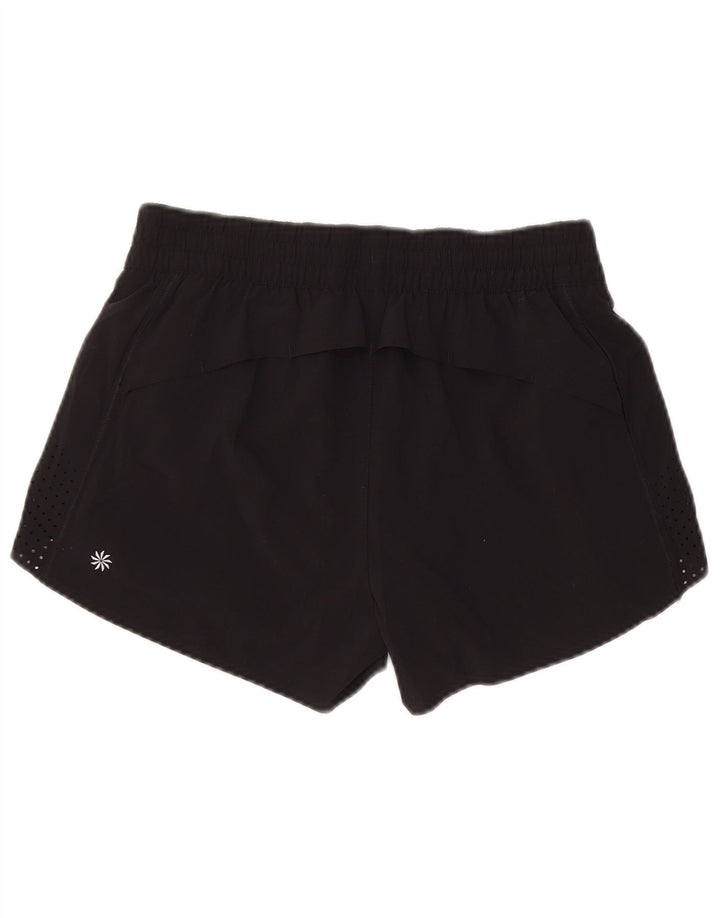 ATHLETA Damen Sportshorts UK 6 XS Schwarz Polyester