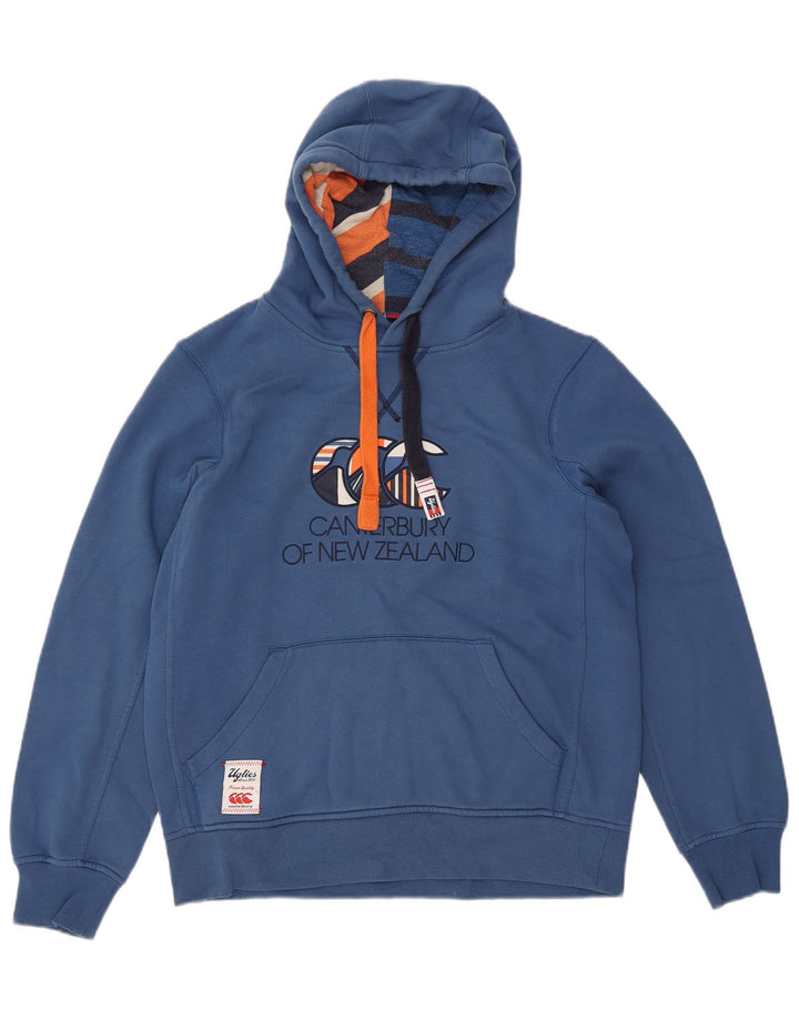 Canterbury Herren Uglies Graphic Hoodie Pullover Mittelblau