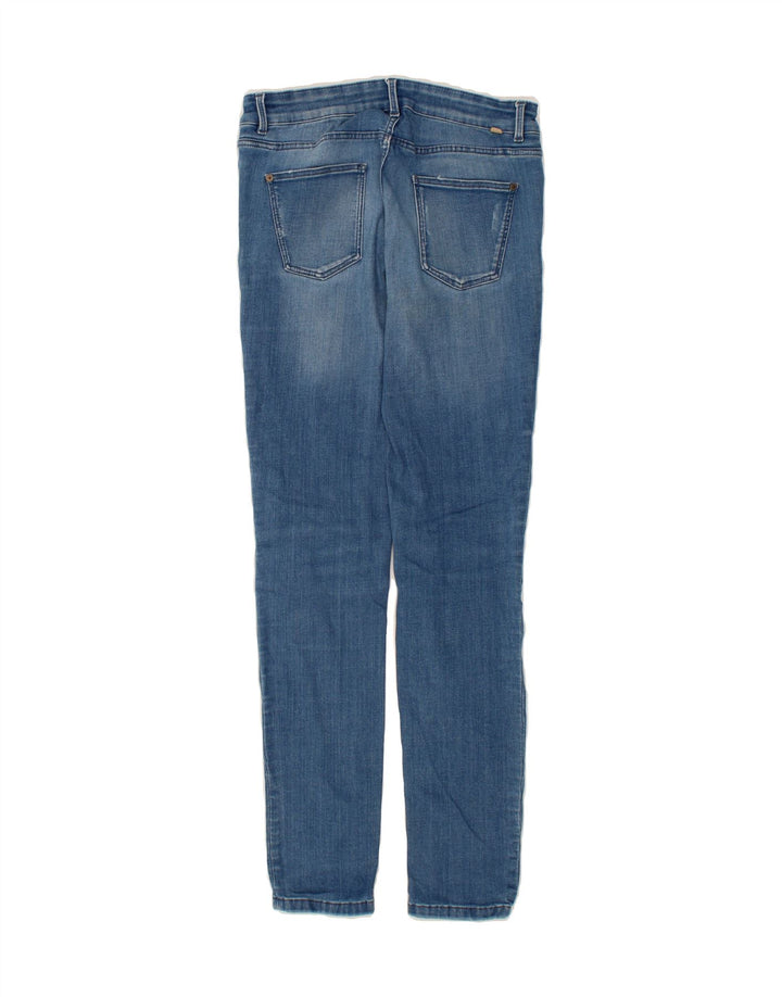 MASSIMO DUTTI Womens Distressed Skinny Jeans US 6 Small W30 L30 Blue Vintage Massimo Dutti and Second-Hand Massimo Dutti from Messina Hembry 