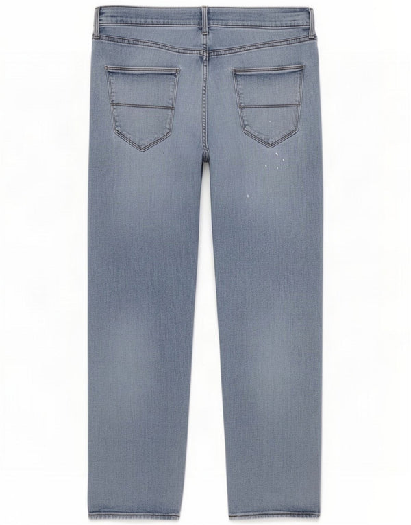 Marks & Spencer Herren Straight Jeans W36 L29 Blaue Baumwolle
