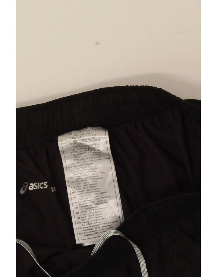 Asics Herren Sportshorts Mittelschwarzes Colourblock-Polyester