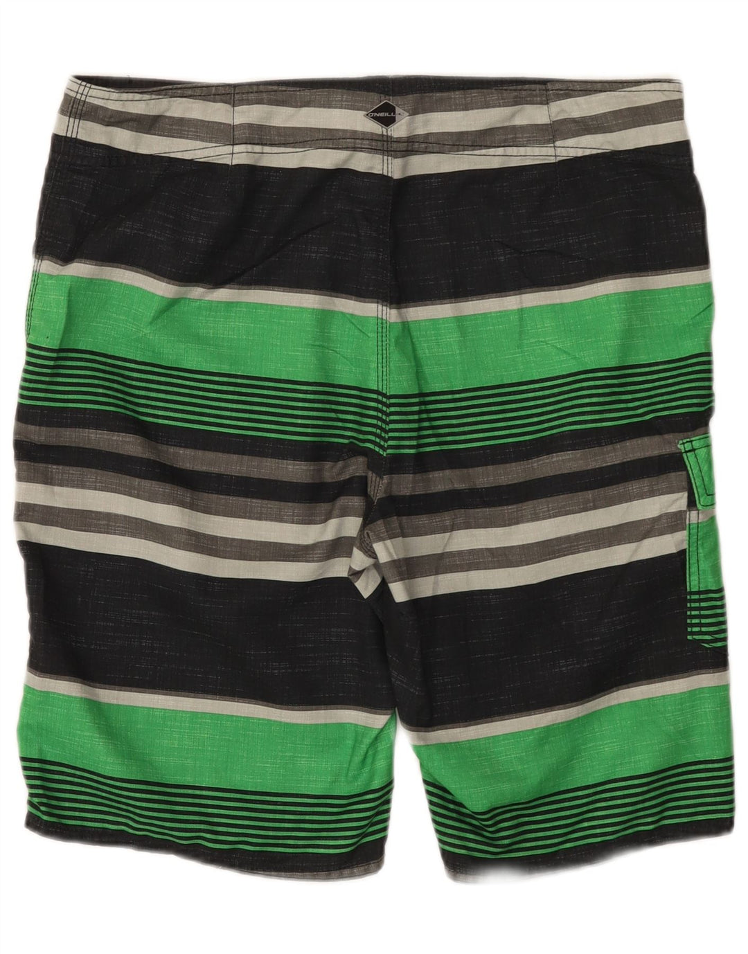 O'Neill Herren-Badeshorts, groß, schwarz gestreift, Polyester