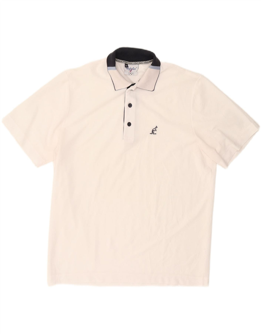 AUSTRALIAN L'ALPINA Herren-Poloshirt IT 50 Mittelweißes Polyester