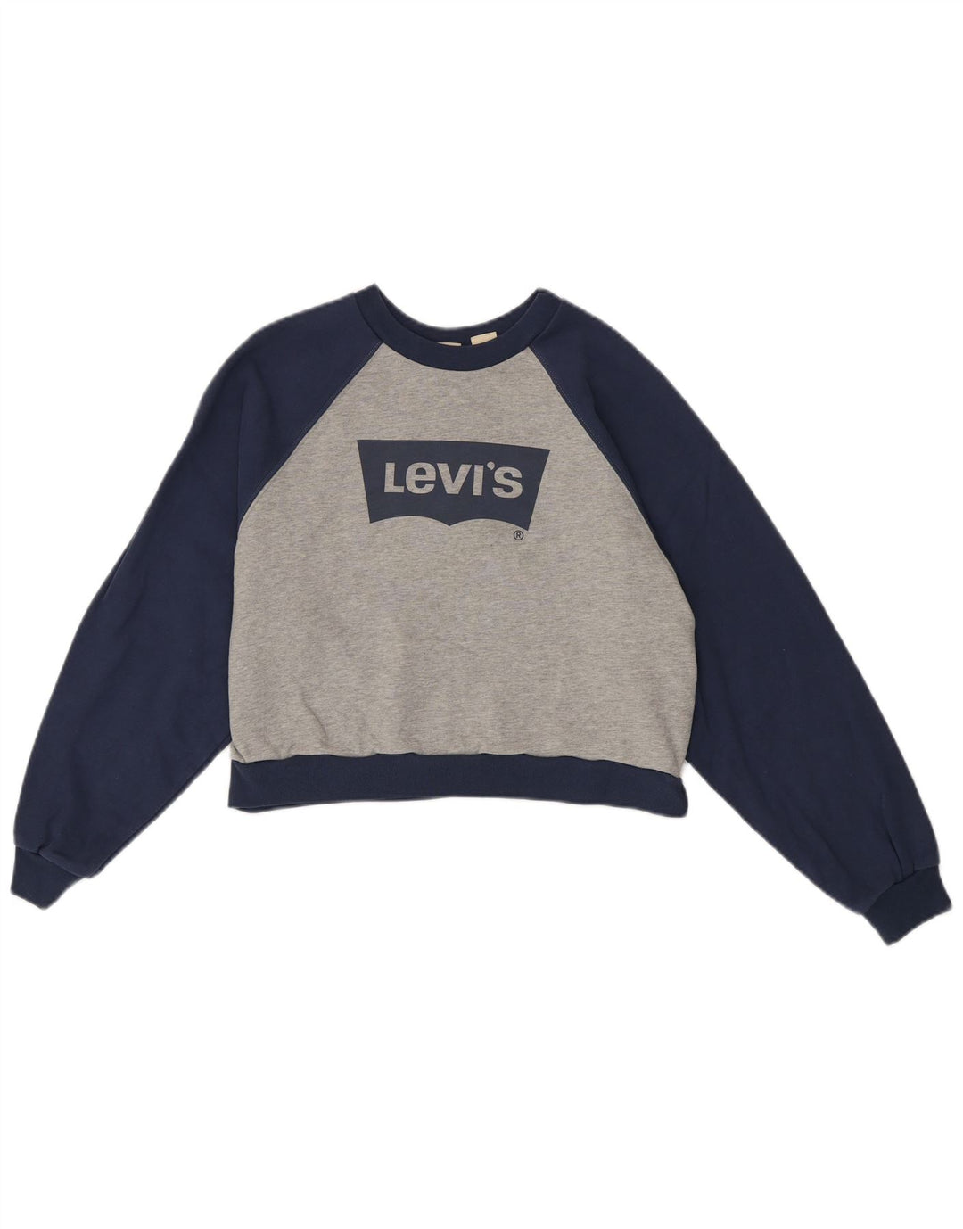 Levi's Damen-Sweatshirt in Übergröße mit Grafik, Gr. 10, Größe S, Grau