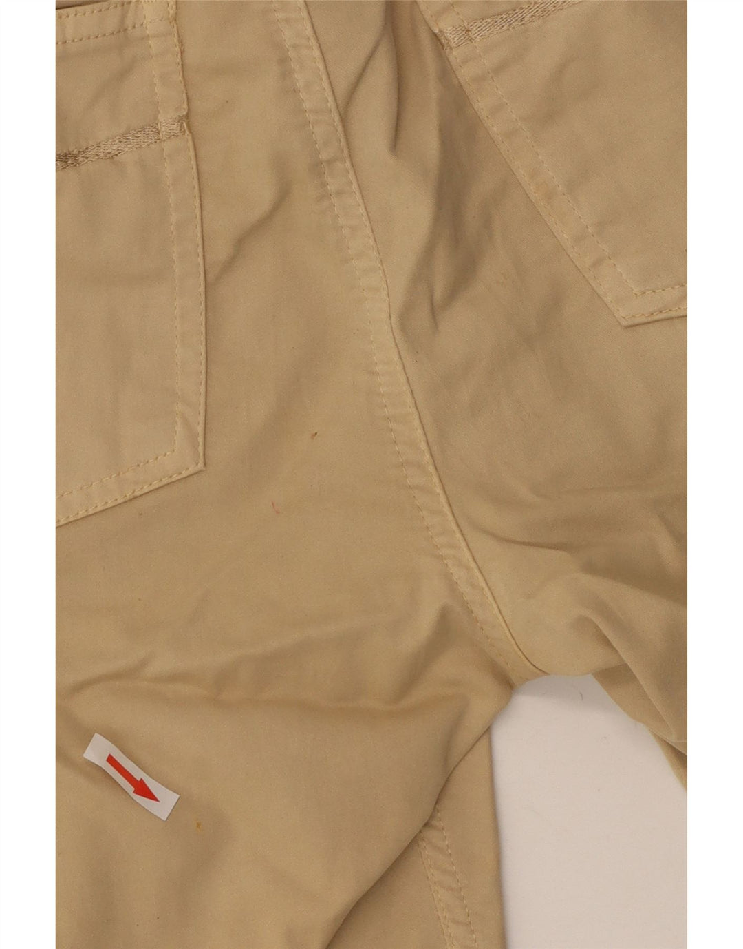 Gant Damen Caprihose W34 L20 Beige Baumwolle
