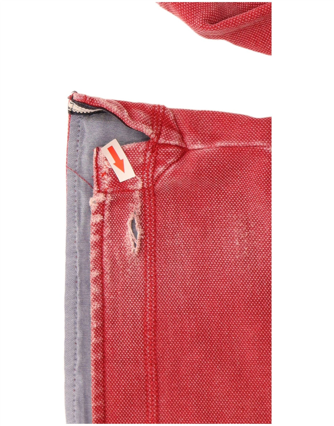 Crew Clothing Herren-Sweatshirt mit Reißverschluss, 2XL, rote Baumwolle