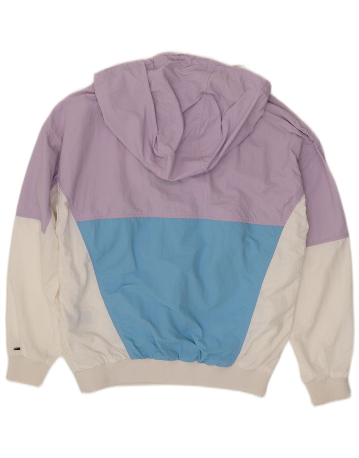TOMMY HILFIGER Womens Graphic Anorak Jacket UK 6 XS Multicoloured