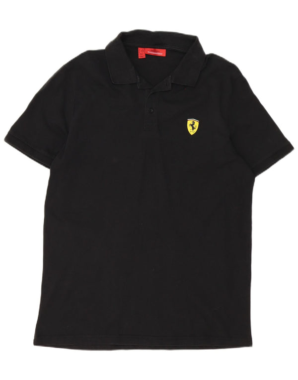 Ferrari Herren Scuderia Ferrari Grafik-Poloshirt, Größe L, Schwarz