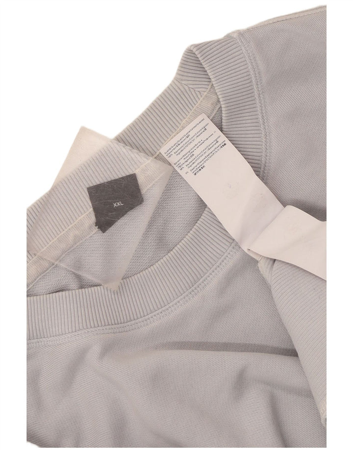 Hugo Boss Herren Sweatshirt Pullover 2XL Blau Baumwolle