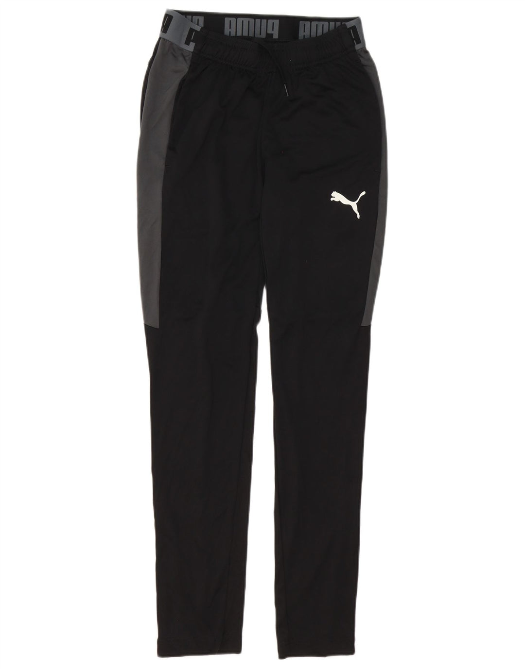 Puma Herren-Trainingshose, Größe S, Schwarz, Colourblock-Polyester, Sport