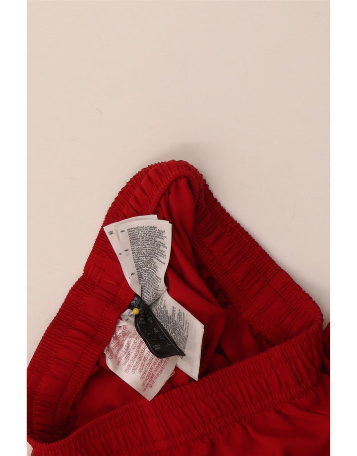 Adidas Sportshorts für Jungen, 11–12 Jahre, rotes Polyester