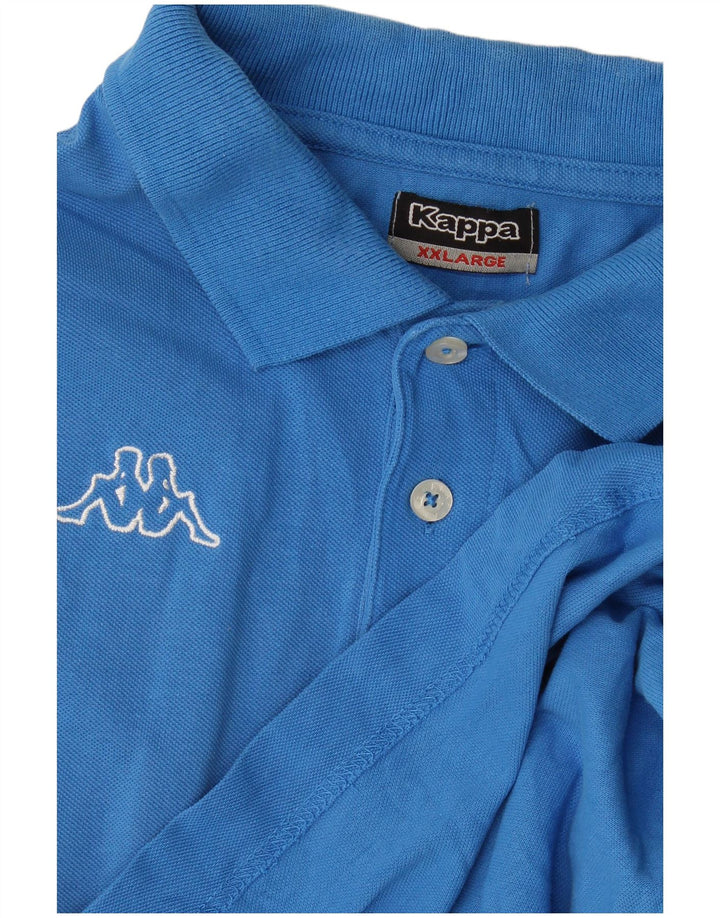 Kappa Herren Poloshirt 2XL Blau