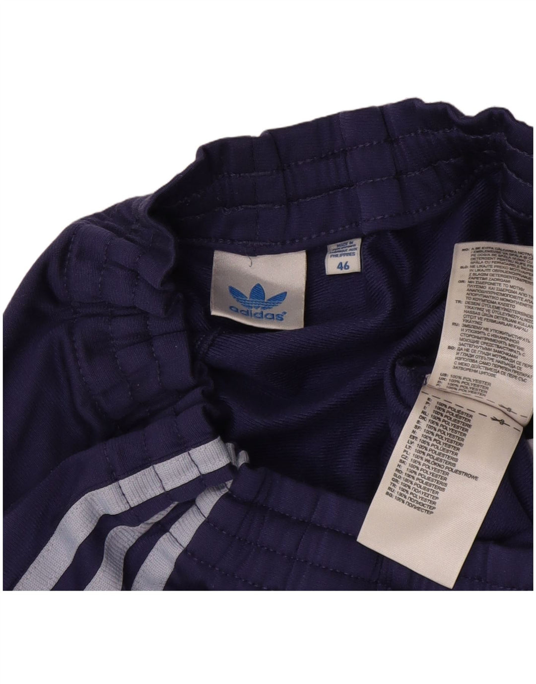 Adidas Damen Trainingshose IT 46 Large Lila Polyester