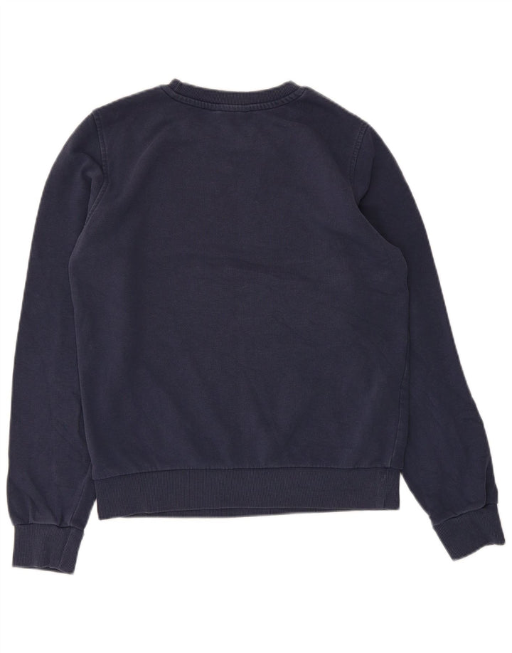 Marks & Spencer Damen-Sweatshirt-Pullover, Größe S, Marineblau, Baumwolle
