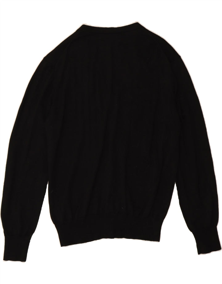 REPLAY Womens Cardigan Sweater UK 18 XL Black Wool Vintage Replay and Second-Hand Replay from Messina Hembry 