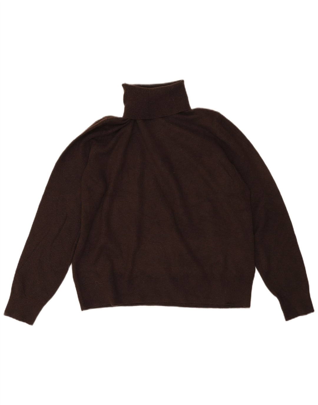 Marks & Spencer Rollkragenpullover für Damen, UK 14, Mittelbraun