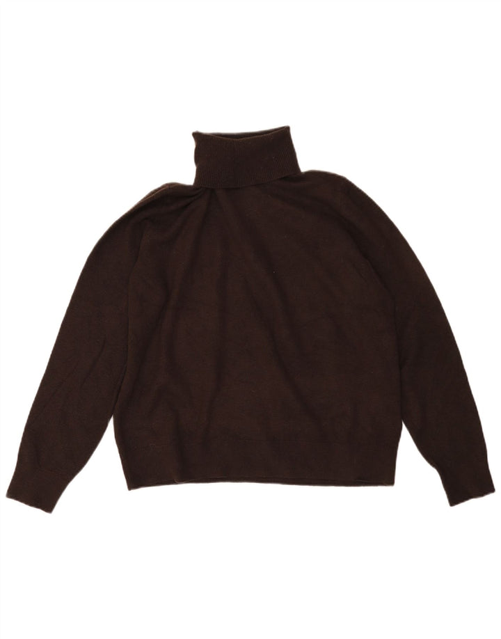 Marks & Spencer Rollkragenpullover für Damen, UK 14, Mittelbraun