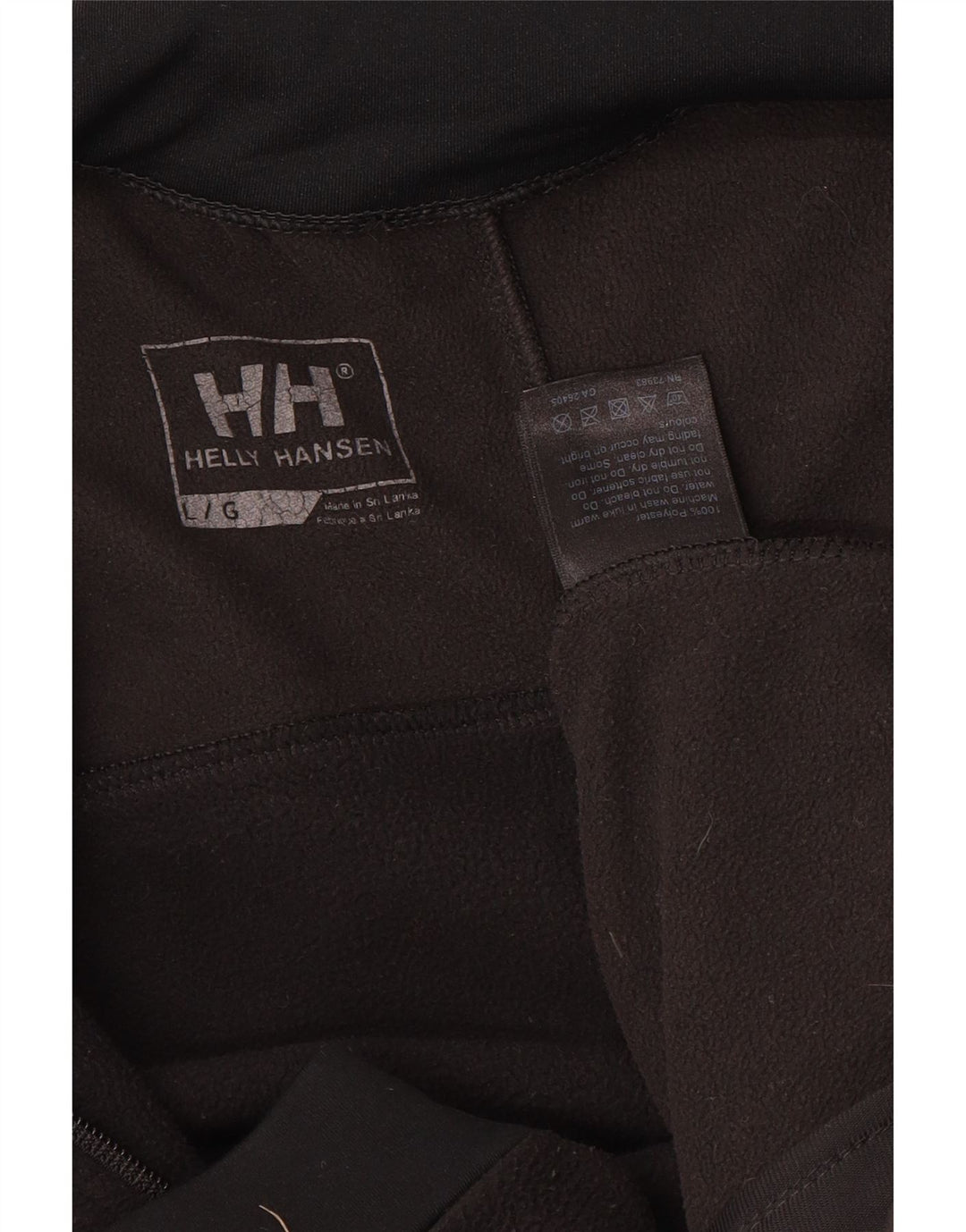 HELLY HANSEN Herren Fleecejacke UK 40 Large Schwarz Colourblock Polyester