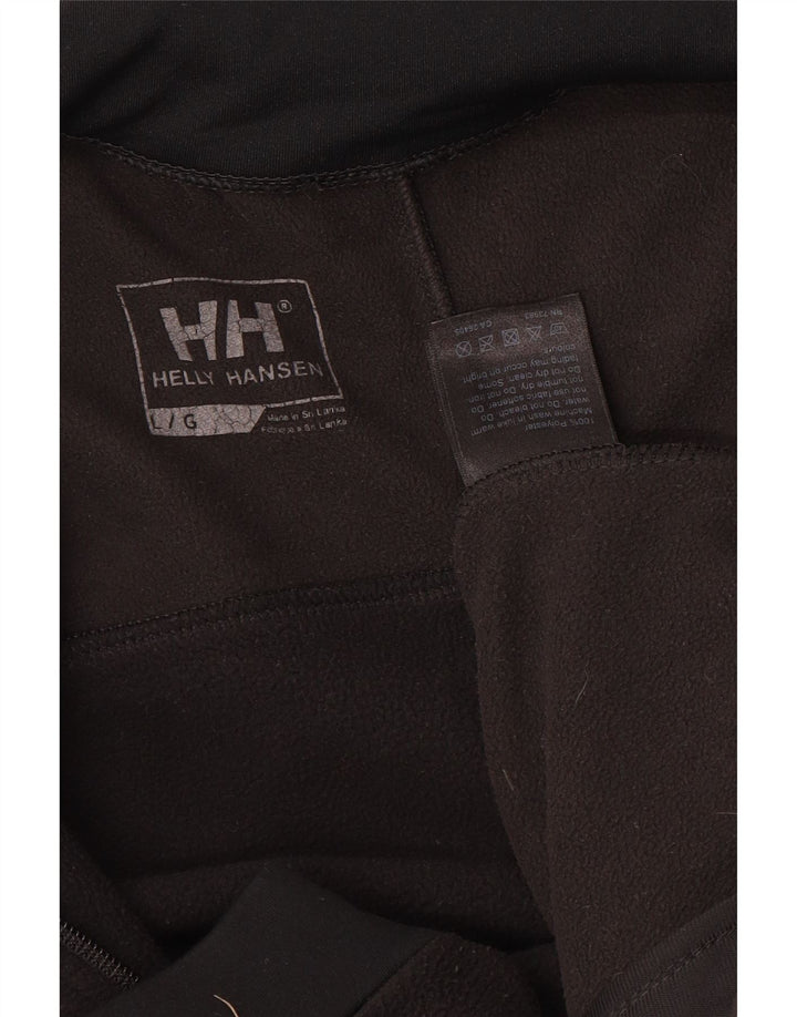 HELLY HANSEN Herren Fleecejacke UK 40 Large Schwarz Colourblock Polyester