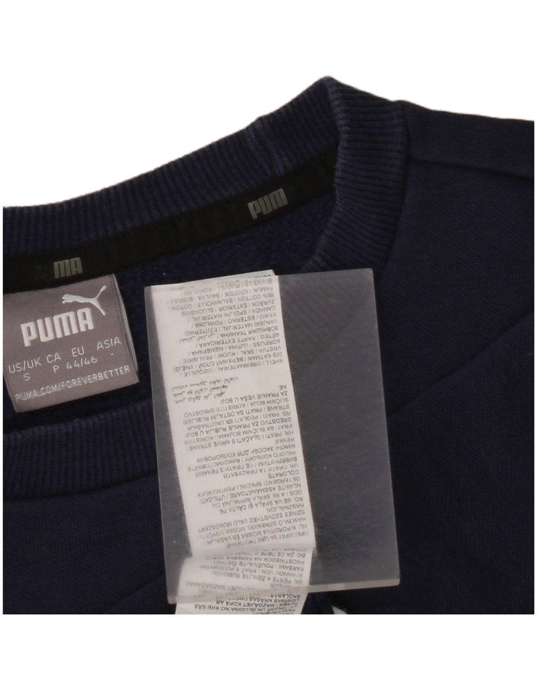PUMA Herren Sweatshirt Pullover Small Marineblau Baumwolle