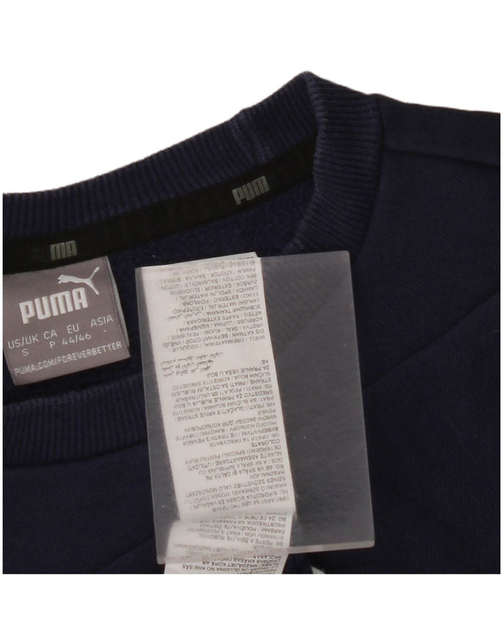 PUMA Herren Sweatshirt Pullover Small Marineblau Baumwolle