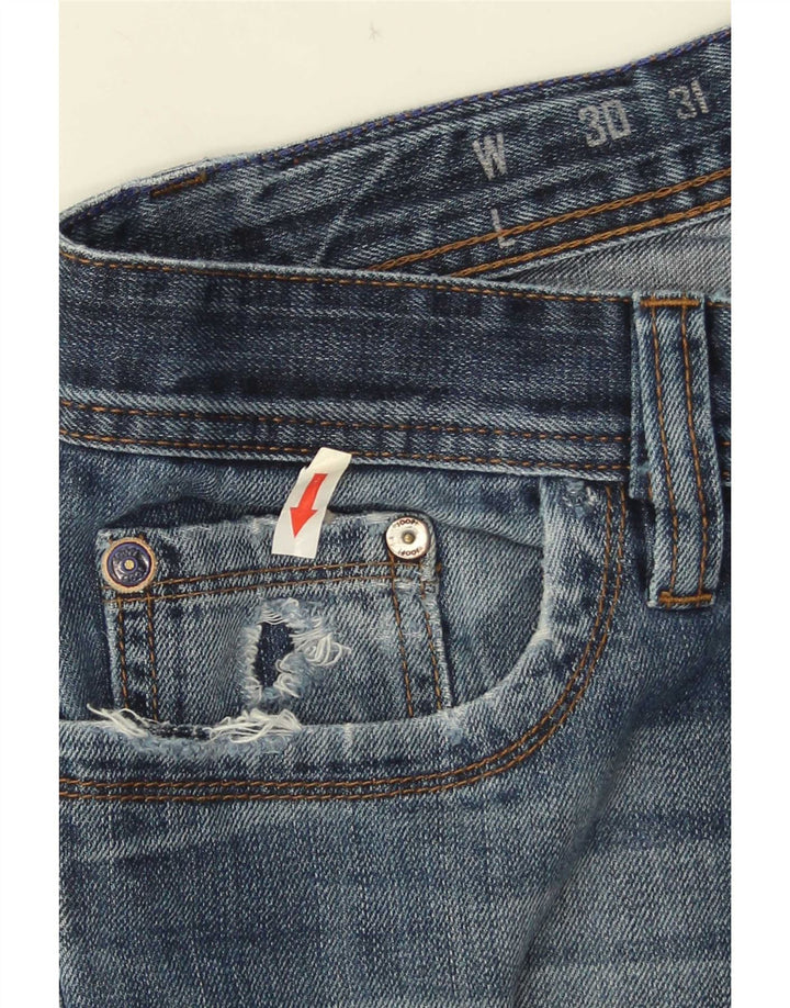 Joop Herren Straight Jeans W34 L32 Blau