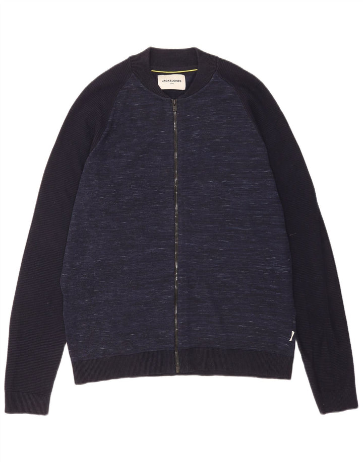 Jack & Jones Herren Strickjacke XL Marineblau meliert