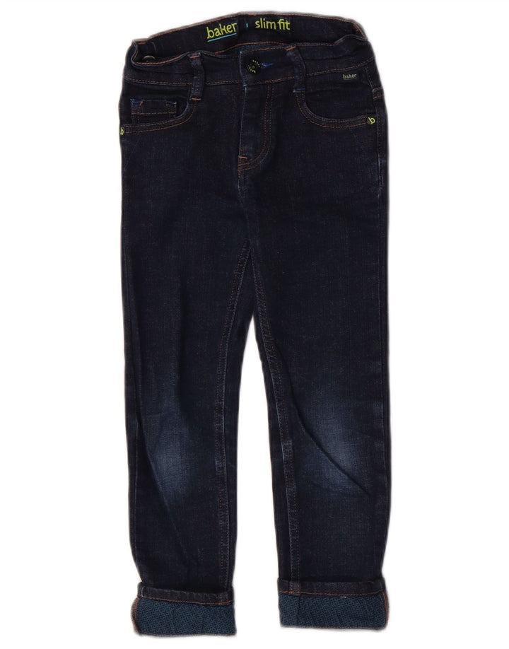Ted Baker Slim-Jeans für Jungen, 5–6 Jahre, W20 L20, marineblaue Baumwolle