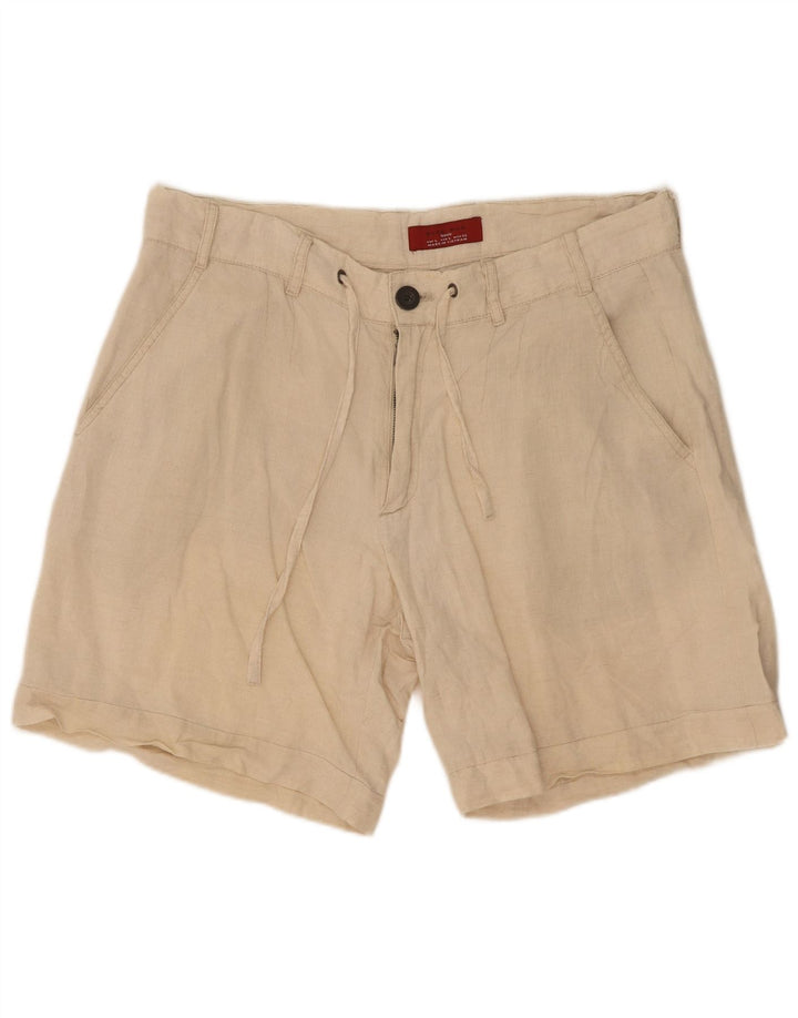 Zara Herren Chino-Shorts, Größe L, W32, Beige