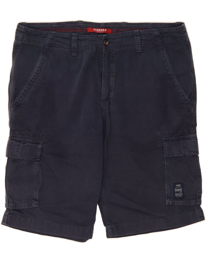 CARRERA Mens 618 Cargo Shorts W36 Large Navy Blue Cotton Vintage Carrera and Second-Hand Carrera from Messina Hembry 