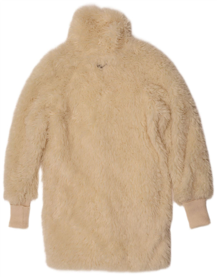 Gas Damen Kunstpelzmantel UK 14 Medium Off White