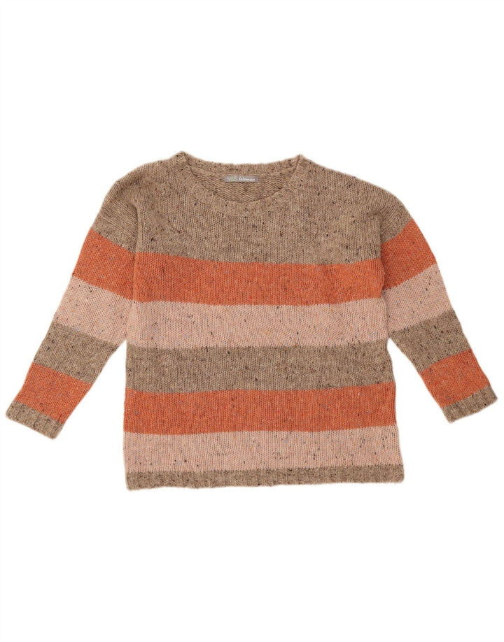 Marks & Spencer Damen-Pullover mit U-Boot-Ausschnitt, Gr. 14, Beige