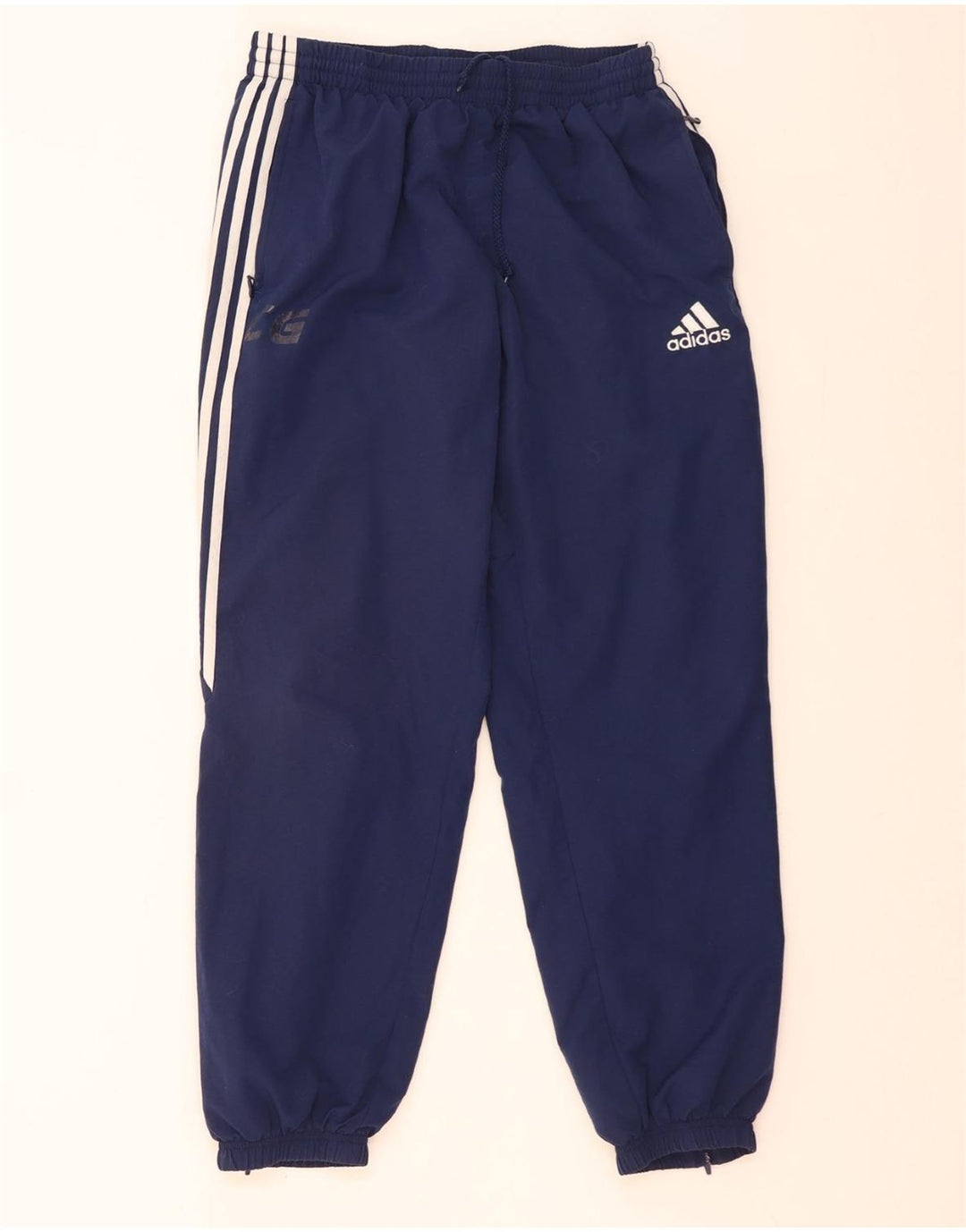 ADIDAS Herren-Trainingshose, Jogginghose, mittelblau, Polyester
