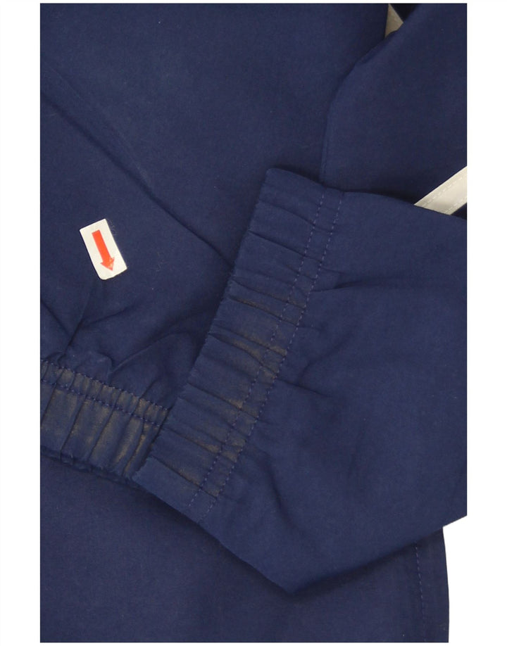 Adidas Herren-Trainingsanzug mit grafischem Oberteil, groß, Marineblau, Farbblock