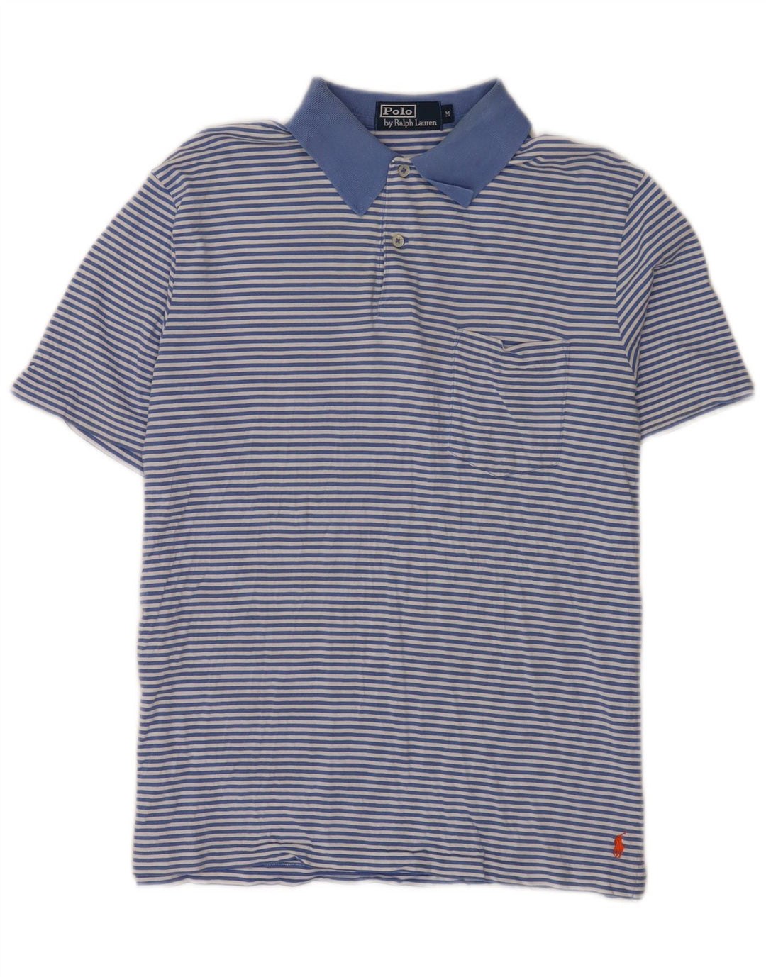 Polo Ralph Lauren Herrenhemd Mittelblauer Nadelstreifen