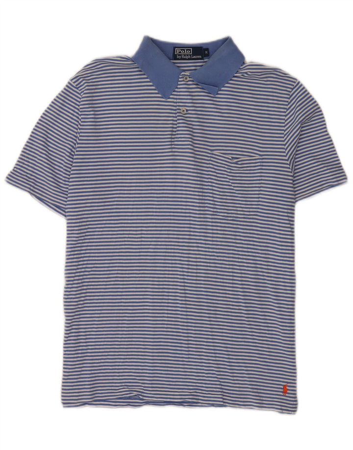 Polo Ralph Lauren Herrenhemd Mittelblauer Nadelstreifen