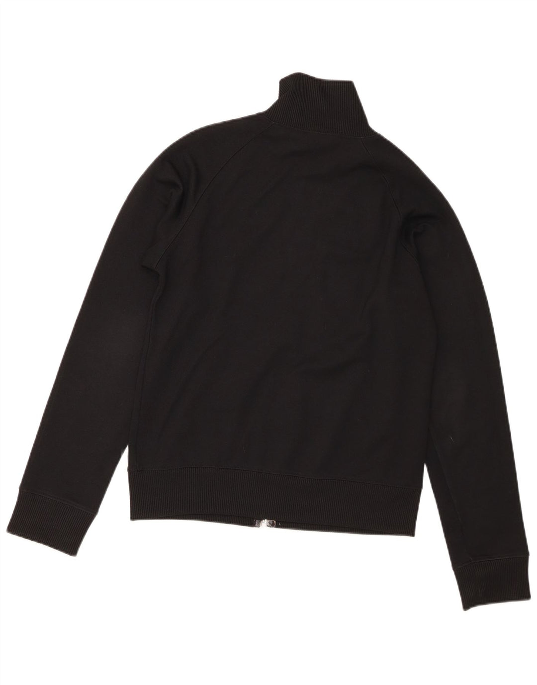Carhartt Damen-Trainingsanzug-Top-Jacke UK 14 Mittelschwarzes Polyester