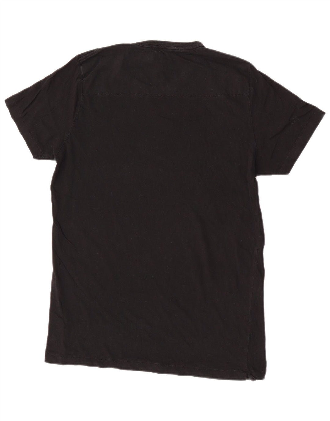French Connection Damen T-Shirt Top UK 14 Large Schwarz Baumwolle