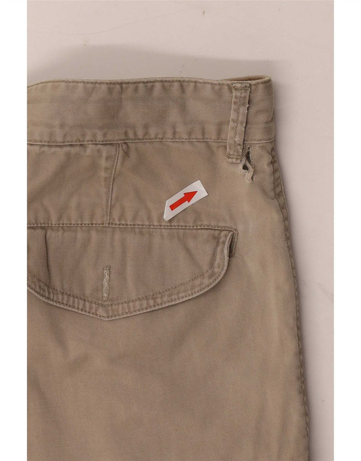 Gap Herren Pegged Chino Shorts W34 Large Beige Baumwolle