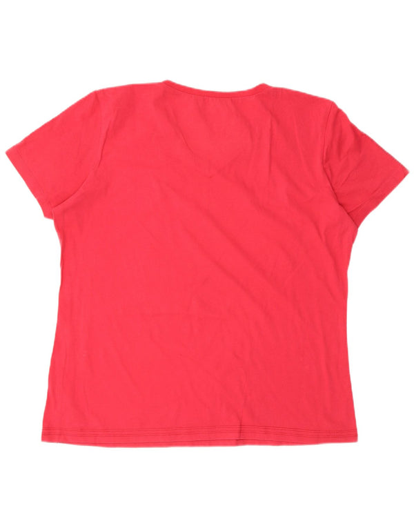 Lotto Damen T-Shirt Top UK 14 Large Pink